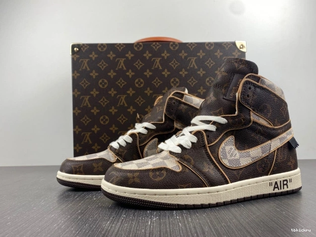Reps TBK Jordan OFF-WHITE 1 LV Air x 0715